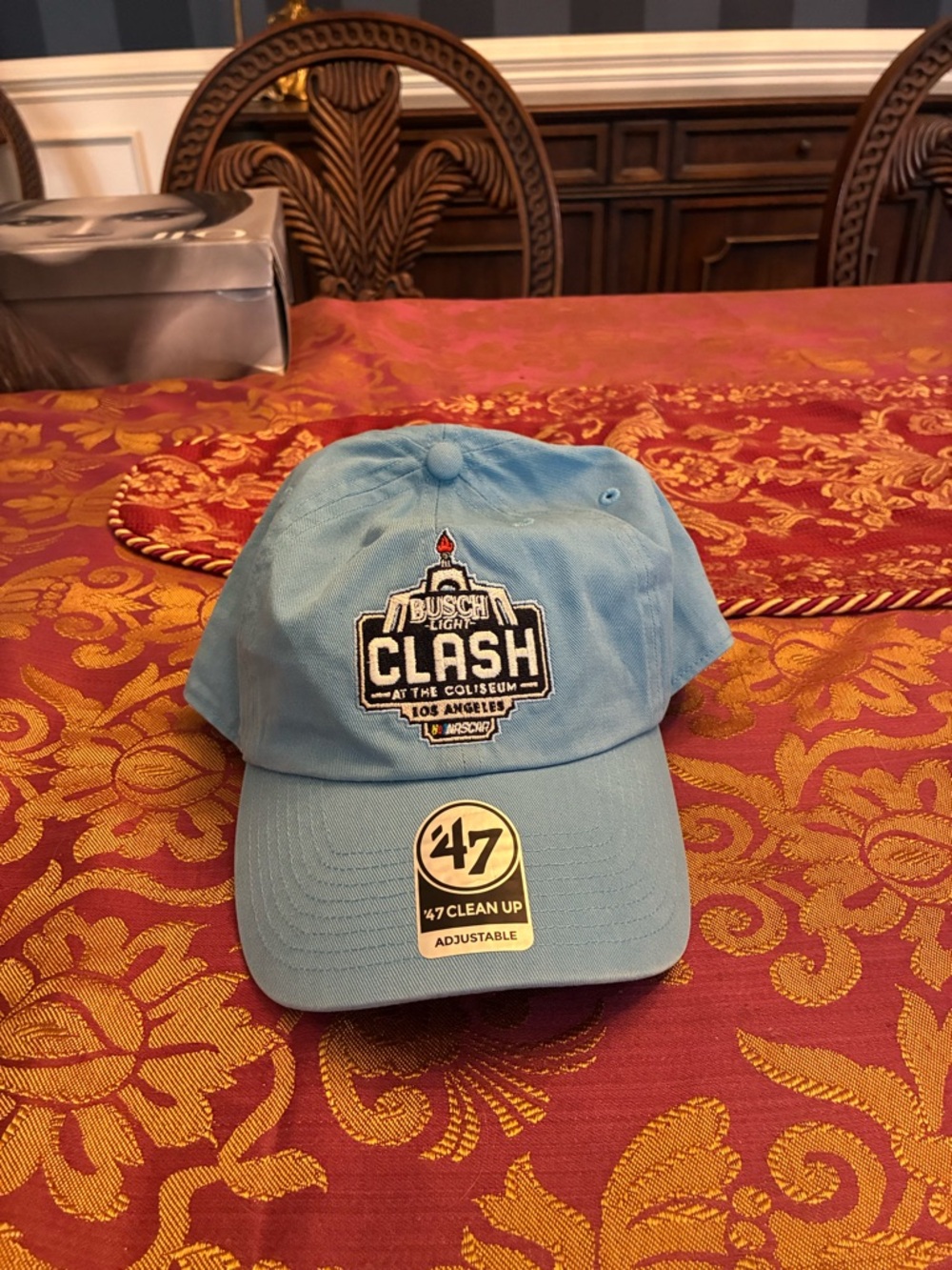 47 Light Blue Interior Strapback Hat